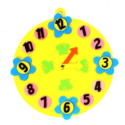 Prévisions météorologiques de la maternelle, horloge météo, pas de tissage, Puzzle, éducation précoce, Kit d'artisanat, bricolage: 5