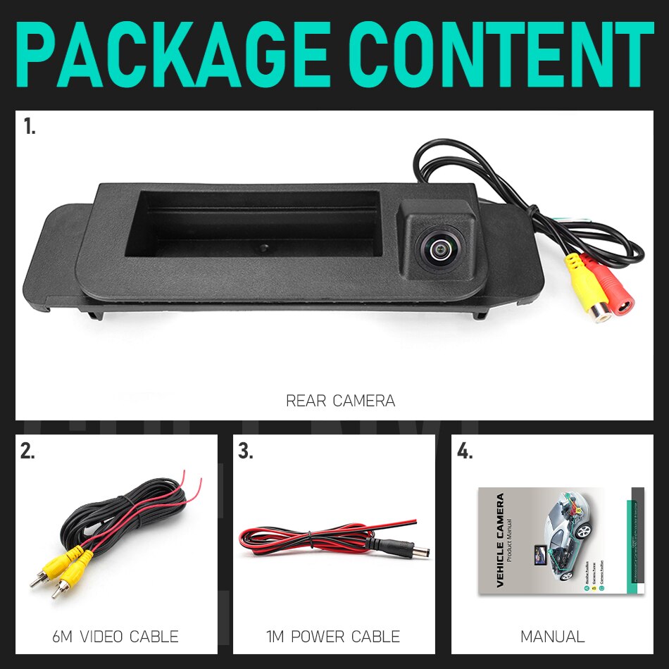 GreenYi 170° 1080P HD AHD Vehicle Rear View Camera For Mercedes Benz C Class CLA W205 W117 Car