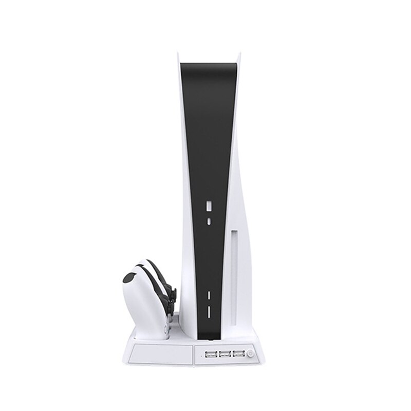 Soporte Vertical para PS5, ventilador de refrigeración, cargador doble para mandos, estación de carga, enfriador para Playstation 5