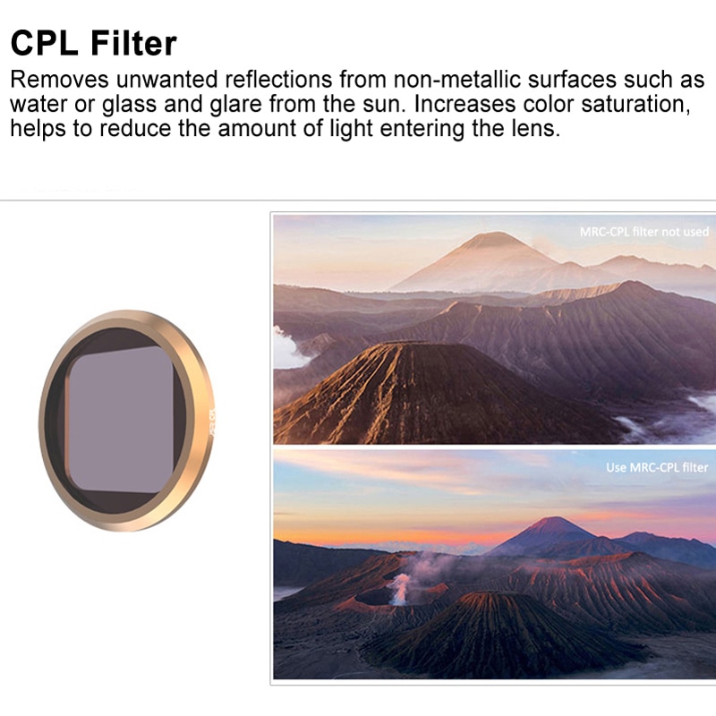 Lens Filter for GoPro Hero 8 Black CPL Polarizing ND Filter Macro Lens UV Magnetic Filter Camera Lenses Accessories for Go Pro 8