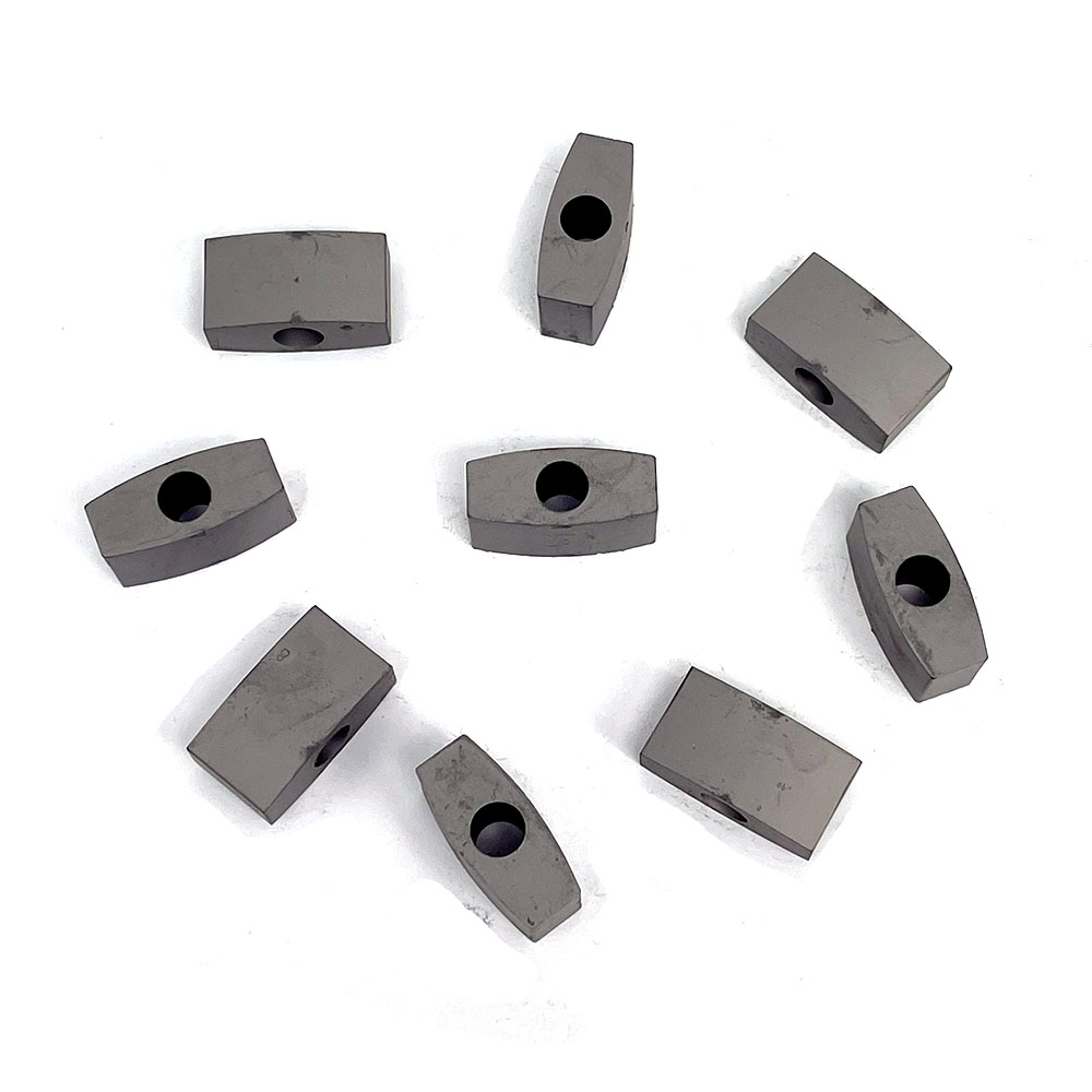 YG8 Wire Cut Tungsten Carbide Conductive Block 22.5*9.6*11.8*6mm Power Feed Contact for EDM Wire Cutting Machine: 9pcs  carbide
