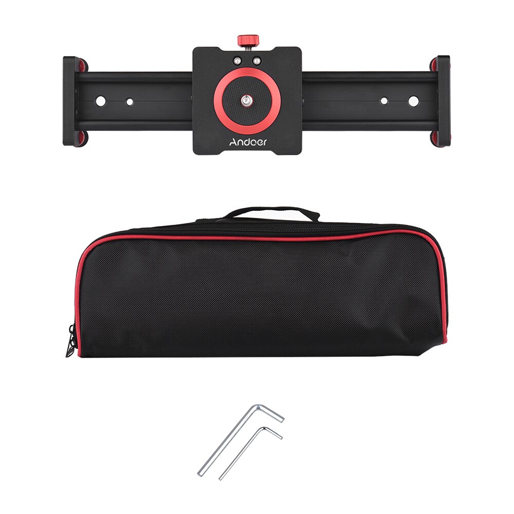 30cm 40cm 50cm Camera Track Slider Aluminum Alloy Damping Slider Track Video Stabilizer Rail Track Slider for DSLR Camcorder