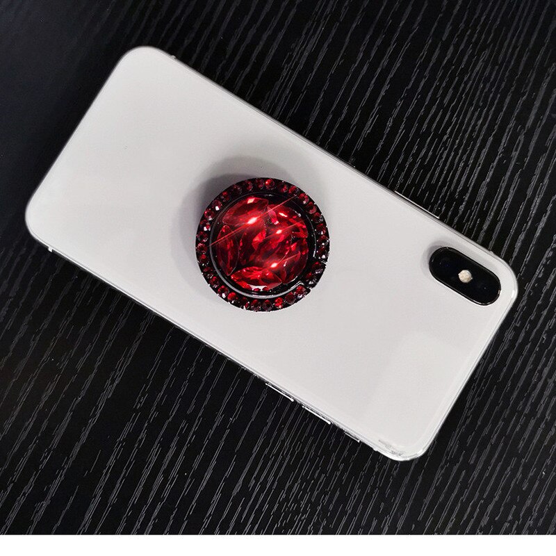 1Pcs Rhinestone Ring Telefoon Houder Voor Mobiele Telefoon Socket Telefoon Stand Voor Alle Telefoon Ondersteuning Hand Beugel