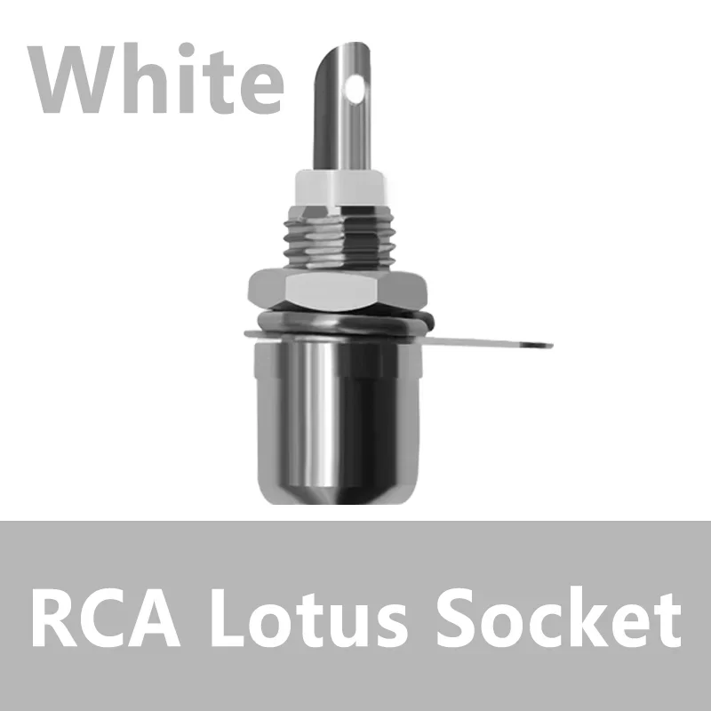 20/100Stck rca Buchse Adapter RCA Audio- Jack Stecker Vernickelt RCA Stecker Tafel montieren Buchse: Lavendel / 50-79 Stücke