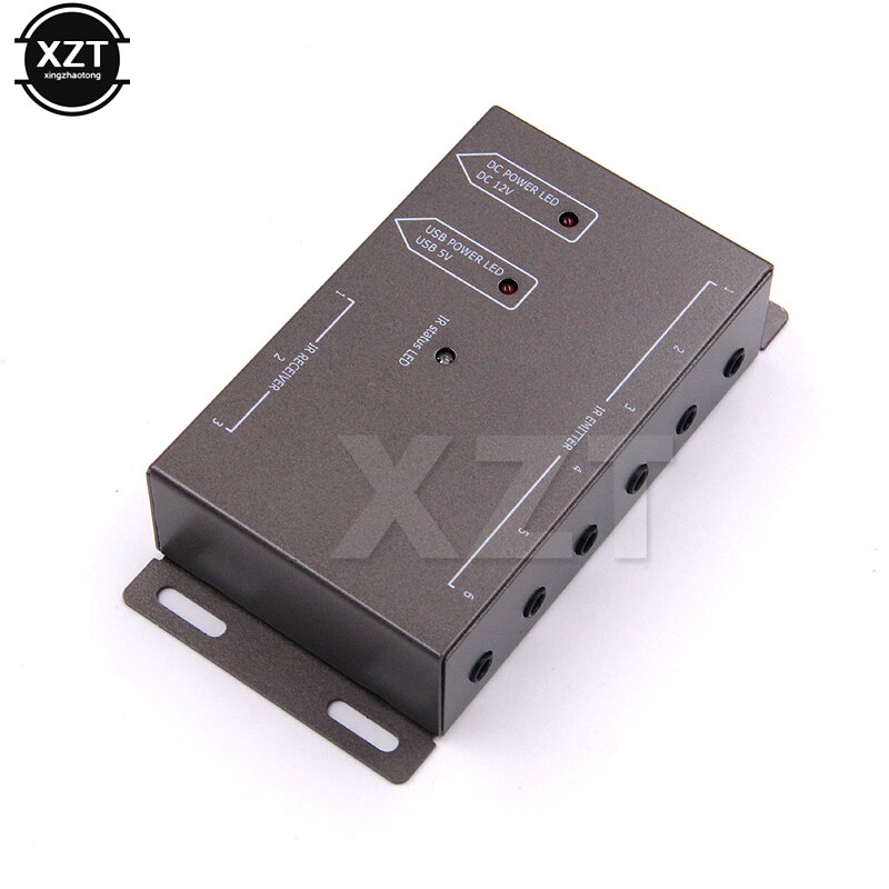 IR Infrared Remote Control Repeater Extender Kit 6 Emitters with 1 Receiver IR System newest