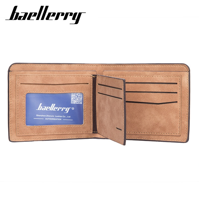 Luxury Brand Men Short Wallets Simple Multi-card Position Open Coin Purse Fashionable Soft Leather Thin Wallet