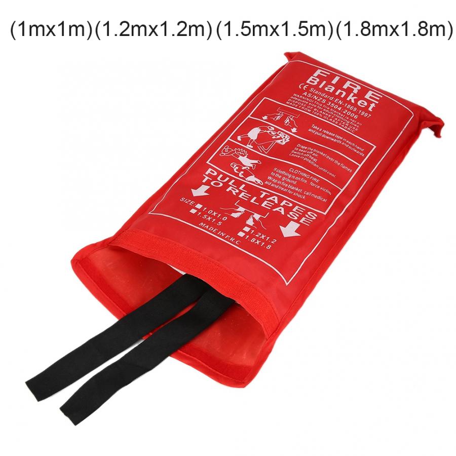 Fiberglass Emergency Fire Safety Blanket for Kitchen Camping Fireplace Grill Car Fiberglass Emergency Fire Blanket