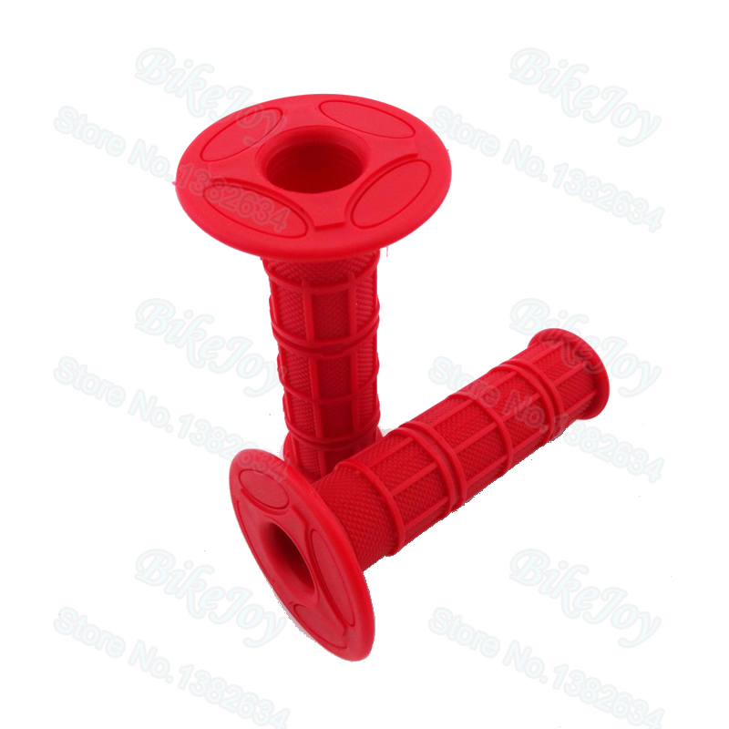 Universale 7/8 "22 Millimetri di Gomma Morbida Manubrio Manopole a Molla Rosso per 125cc 140cc 150cc 160cc Ssr Orion Pit Dirt Bike atv Quad Moto