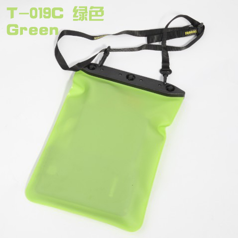 Tteoobl multifunktionelle diverse vandtæt taske stort volumen undervands tør posetaske udendørs dykning strand svømning snorkling: Grøn
