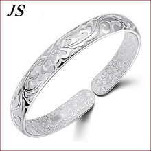 JS pulcera Mujer Pulseras de Plata 925 pulsera de Plata para Mujer Charm Braclet Mujer joyería SB017