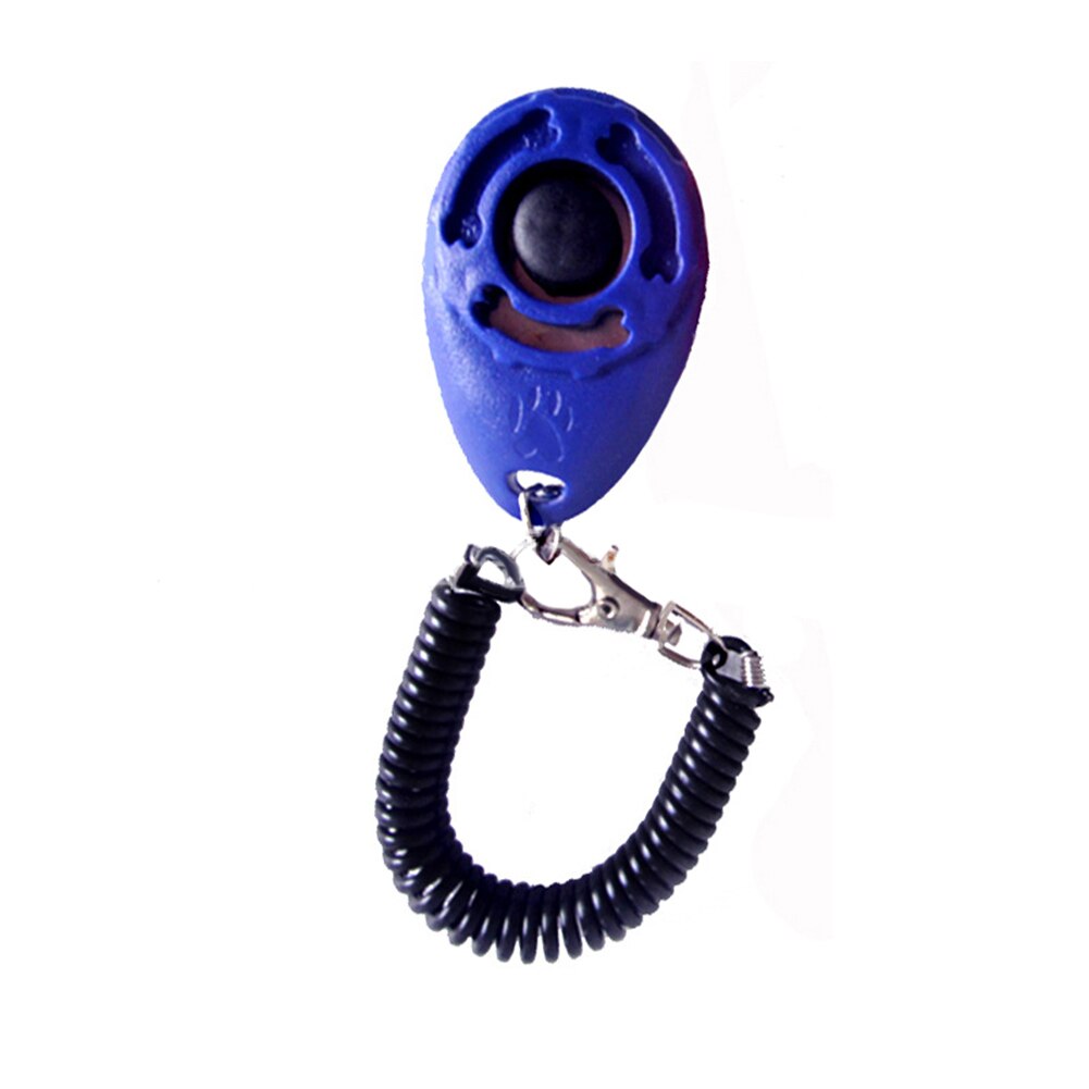 Hond Puppy Pet Training Clicker Draagbare Knop Clicker Verstelbare