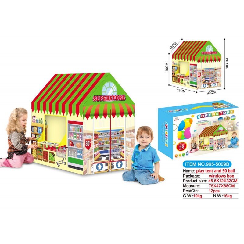 Supermarkt Winkel Met Ballen-Outdoor Kinderen Spelletjes En Speelgoed