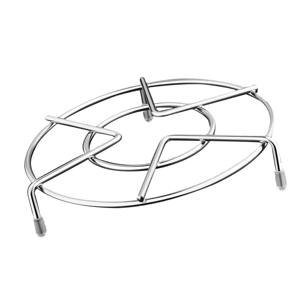 Rund 6 '' rustfrit stål dampstativ bordskåner dampkogerindsatser til køkken rund rustfri stål dampstativ bordskåner 15cm diameter