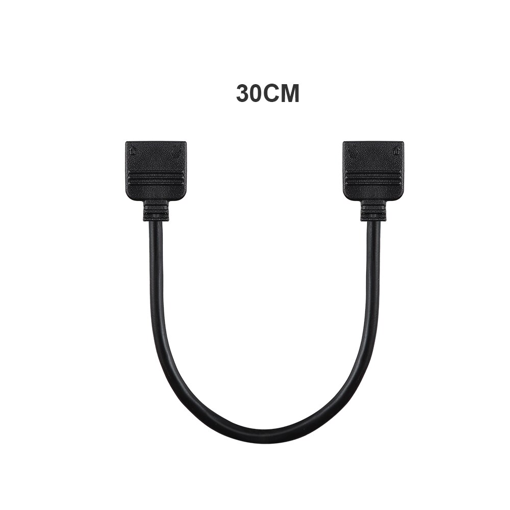4PIN RGB Connector 5PIN RGBW/WW Verlengkabel Dubbele Side Extension LED Connector Hoek Kabel LED Strip Strip verbinding