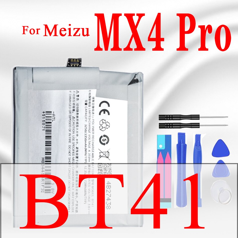 BT-51 Batterie Für Meizu MX5 Batterie MX 5 4 6 Pro M460 M575M M5776 M1 M2 M3 M6 Hinweis M681H m681Q L681H L681Q BT51 Bateria: BT41