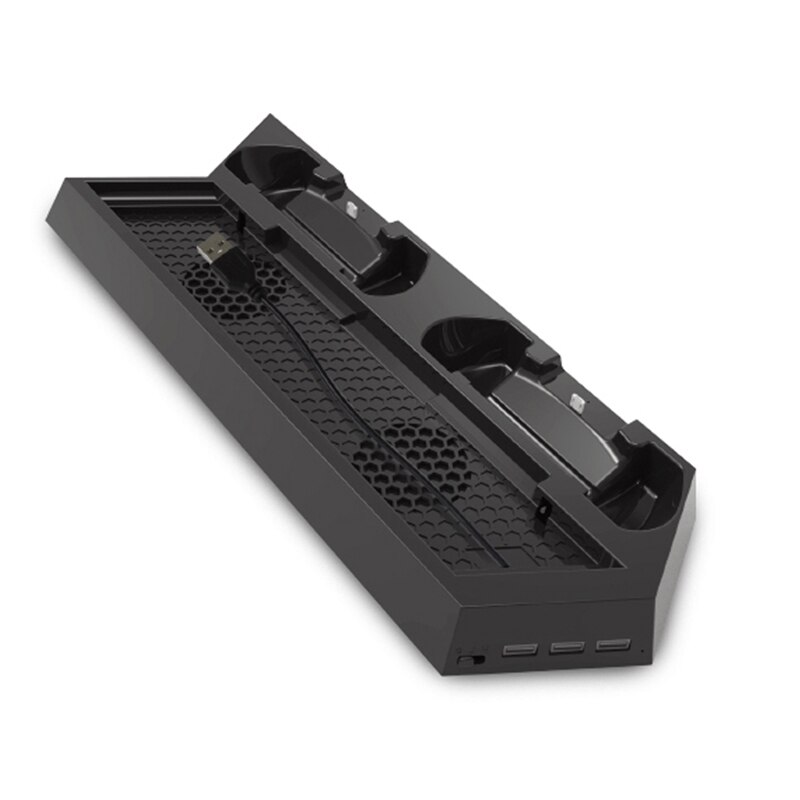 Convient pour PS4 / PS4SLIM / PS4PRO support Vertical Ultra-mince 3 In1 Base de refroidissement de ventilateur universel