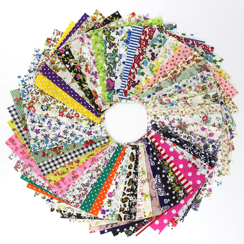 50 Stuks 10*10 Cm Katoen Stof Diy Patchwork Handgemaakte Charm Pack Patchwork Bundel Stoffen Diy Quilten Naaien Textiel materiaal