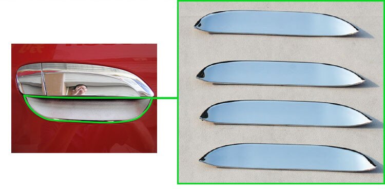 for Chevrolet Sail Sail Classic Chrome Door Handles Covers Chevy Chromium Styling Car Accessories Stickers Car Styling