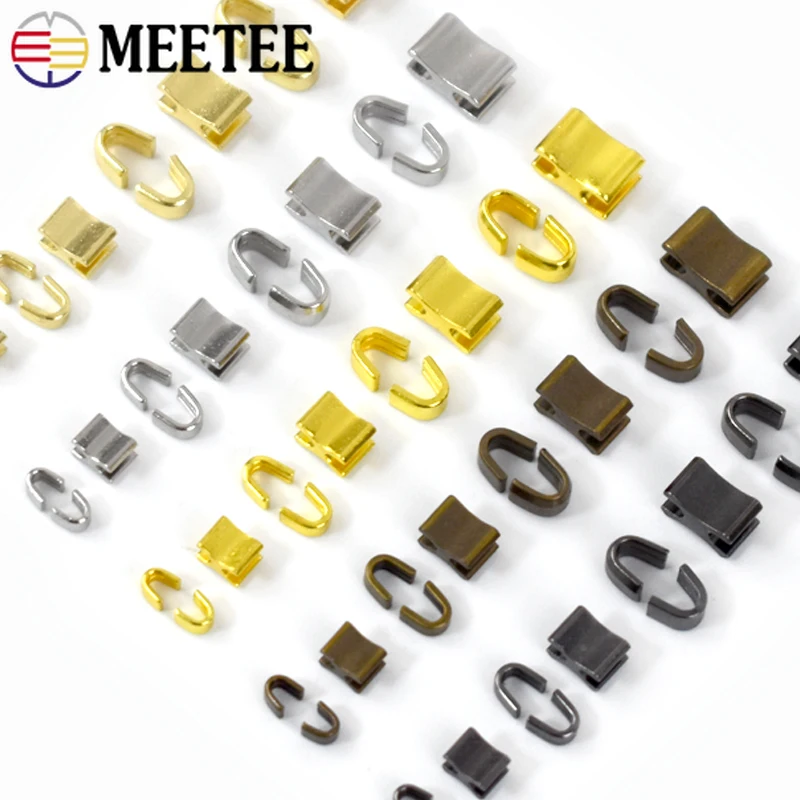 20/50 zestawów w kształcie litery U, metalowy zamek błyskawiczny, antypoślizgowe zamki błyskawiczne robić szycia zapinane zapinane na zamek błyskawiczne akcesoria
