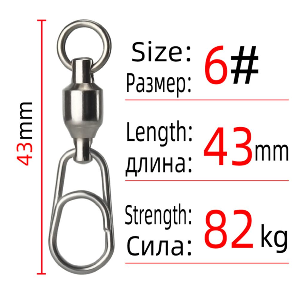 5 Stuks Draaibare Ovale Split Ringen Roestvrij Staal Gehaakte Snap Rollende Draai Connector Jig Verbindingsring Vissen: green
