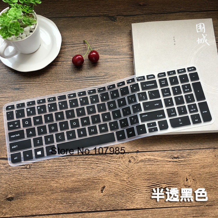 15 15.6 inch Soft Silicone Keyboard Protector Cover Skin For HP 250 G5 Pavilion 15 ENVY 15 TPN-C125 TPN-C126 HQ-TRE
