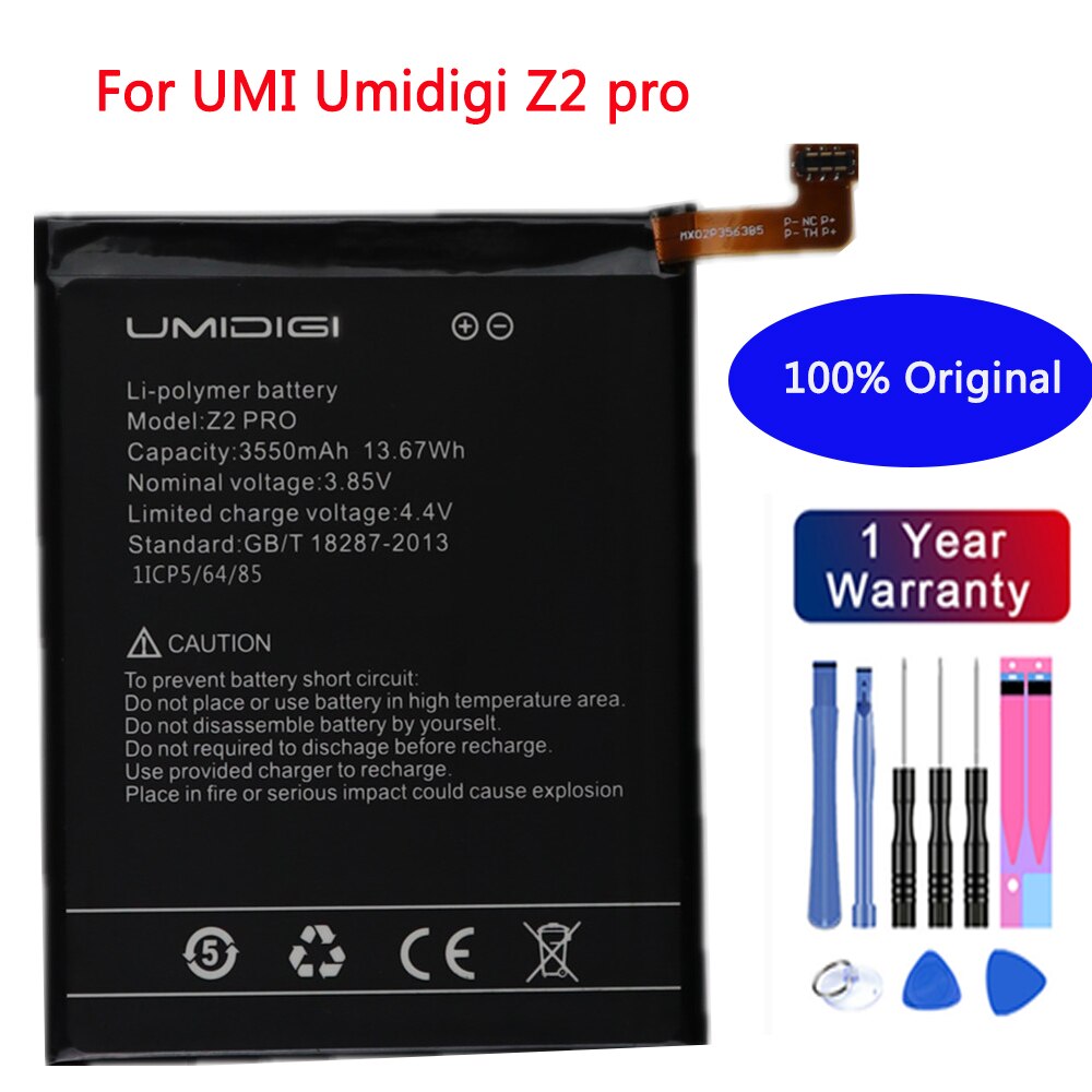 Original Battery For UMI Umidigi A1 PRO A3 S3 Pro Touch Power/Power 3 One max One Pro A5 pro A7 pro A9 Pro F2 Z/Z Pro Z2 Pro S2: Z2 Pro