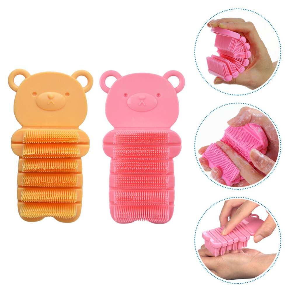 2pcs Hand and Nail Brush Nails Remove Dust Brushes Cleaning Scrubbing Brushes