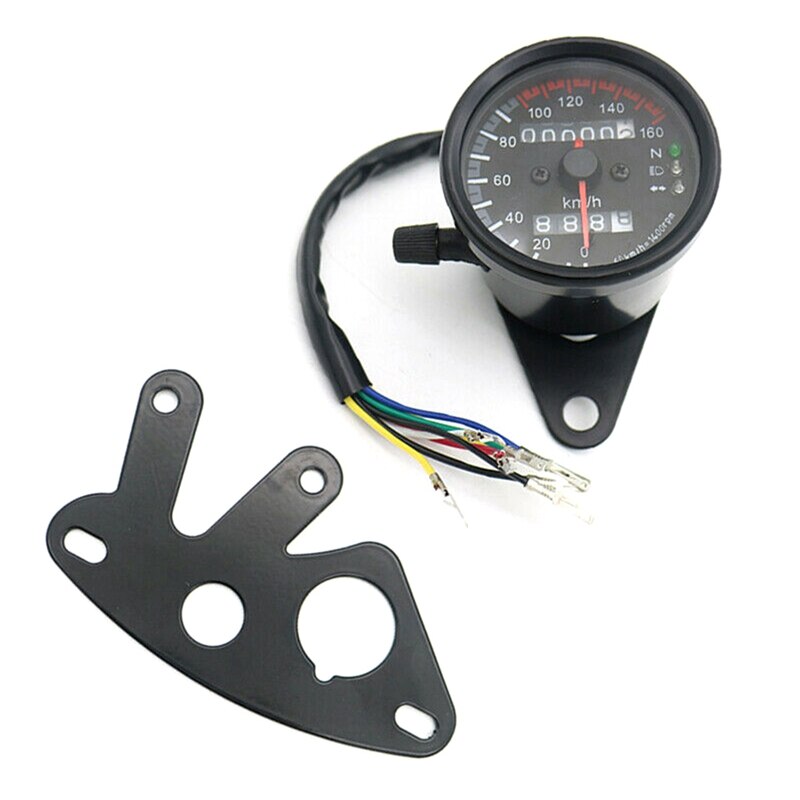 Motorrad retro Digitale Geschwindigkeit Meter Oeter Tachometer-lehre Halterung Montage