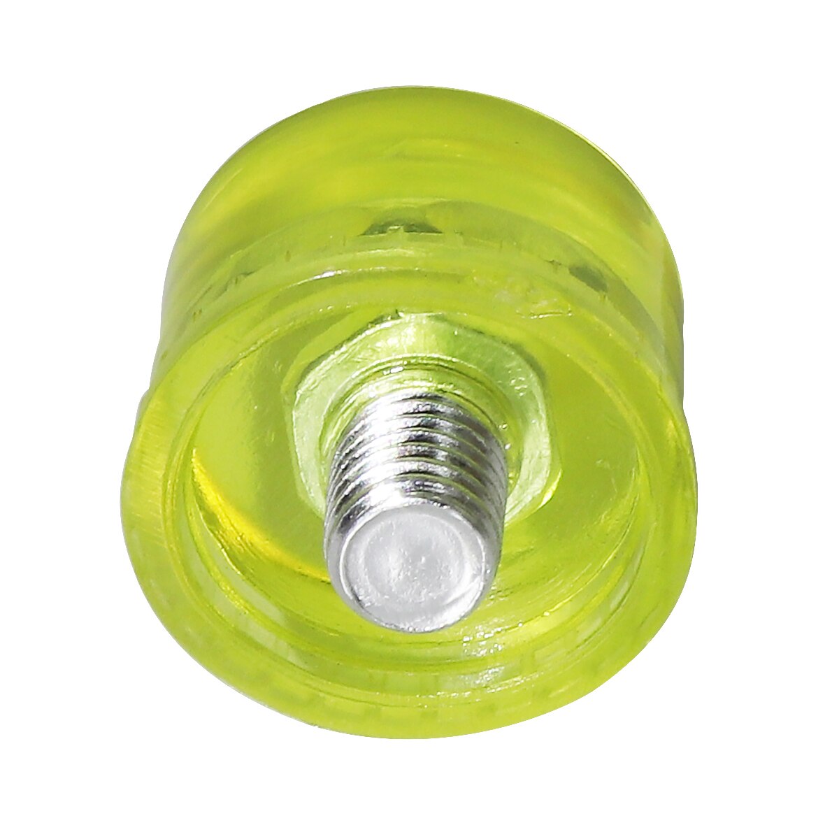 2Stck 25mm Gummi Hammer Kopf Austauschbare Hammer Kopf Doppel Konfrontiert Arbeit Verglasung Fenster Perlen Hammer Nylon Kopf Hammer werkzeug