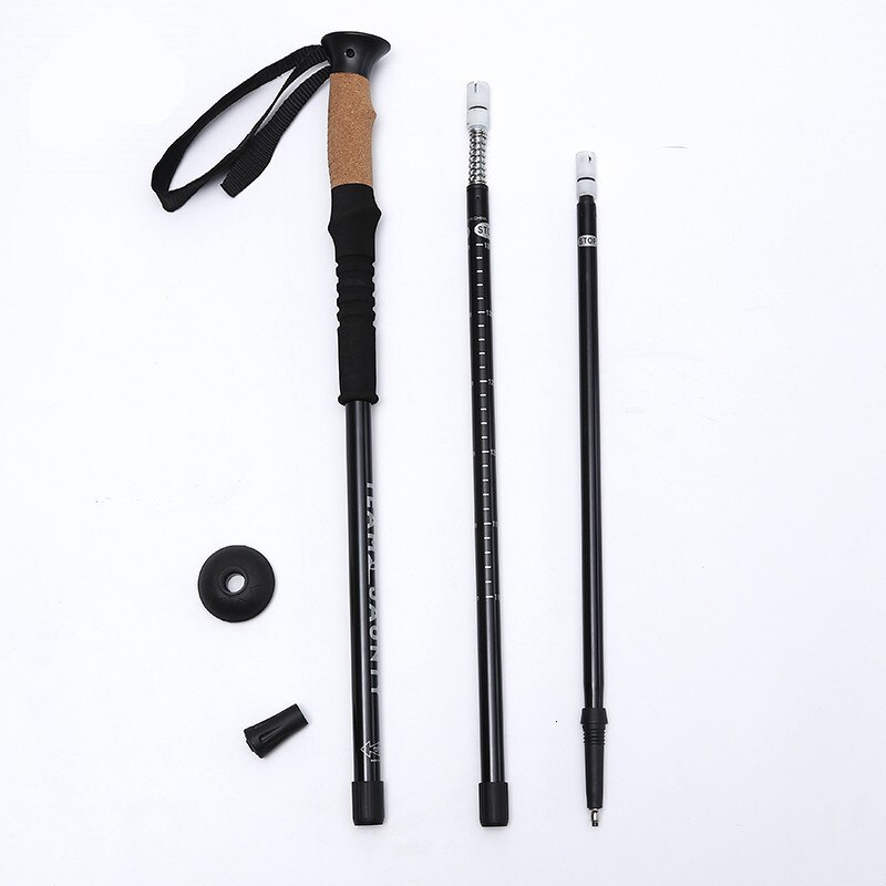 2Pcs/lot Anti Shock Walking Sticks Alpenstock Trekking Hiking Walking Poles Set Telescopic Nordic Walking Canes Shooting Crutch