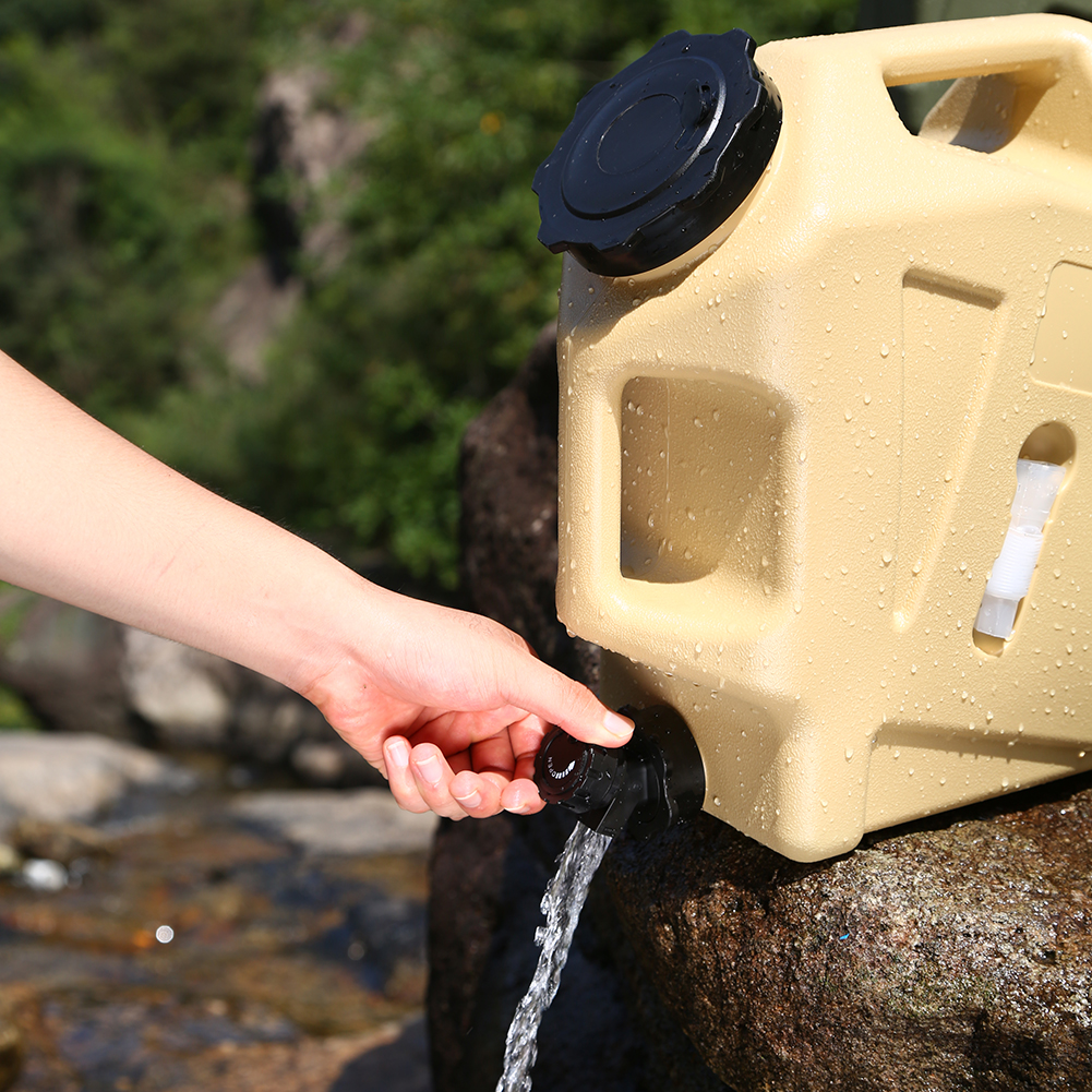 Outdoor Water Bucket Camping Water Container With Detachable Faucet No Leakage Water Storage Container For Outdoor 7.5/10/12/20L
