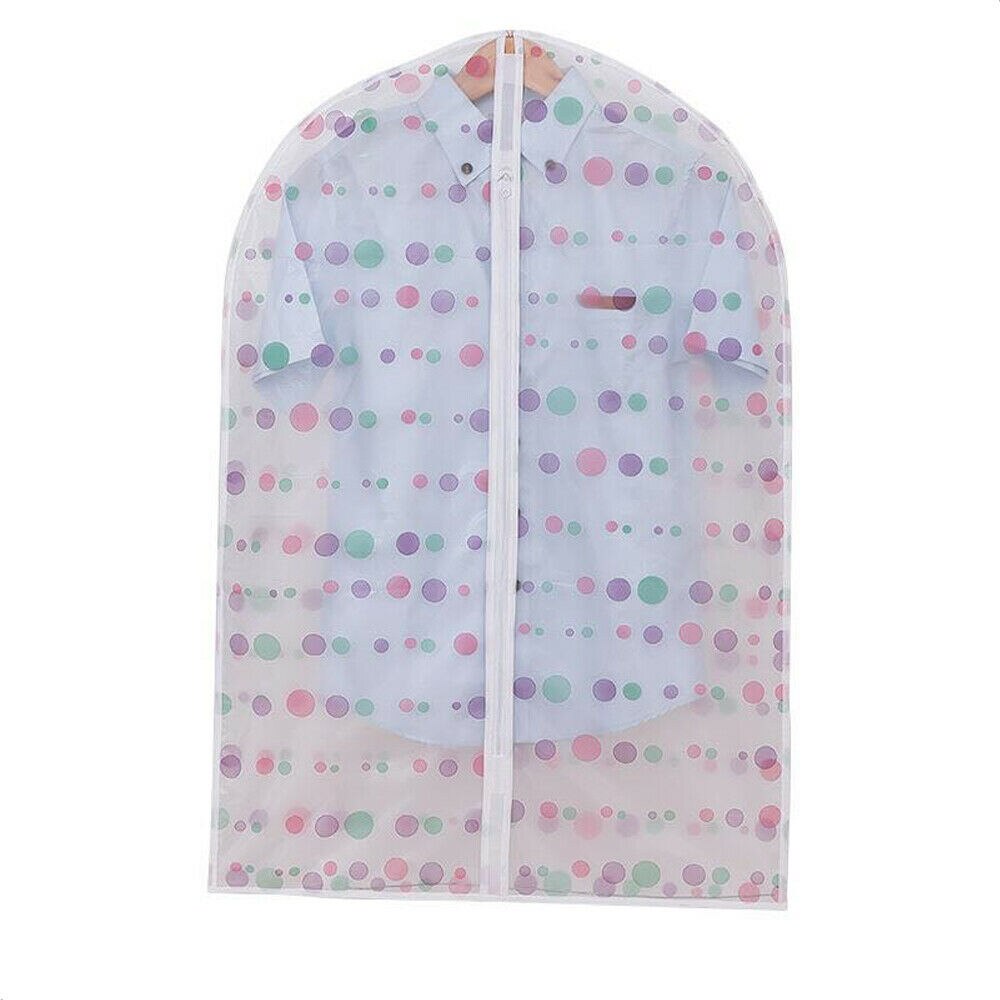 Plastic Clear Dust-proof Cloth Cover Suit/Dress Garment Bag Storage Protector: MULTI / 60x90cm