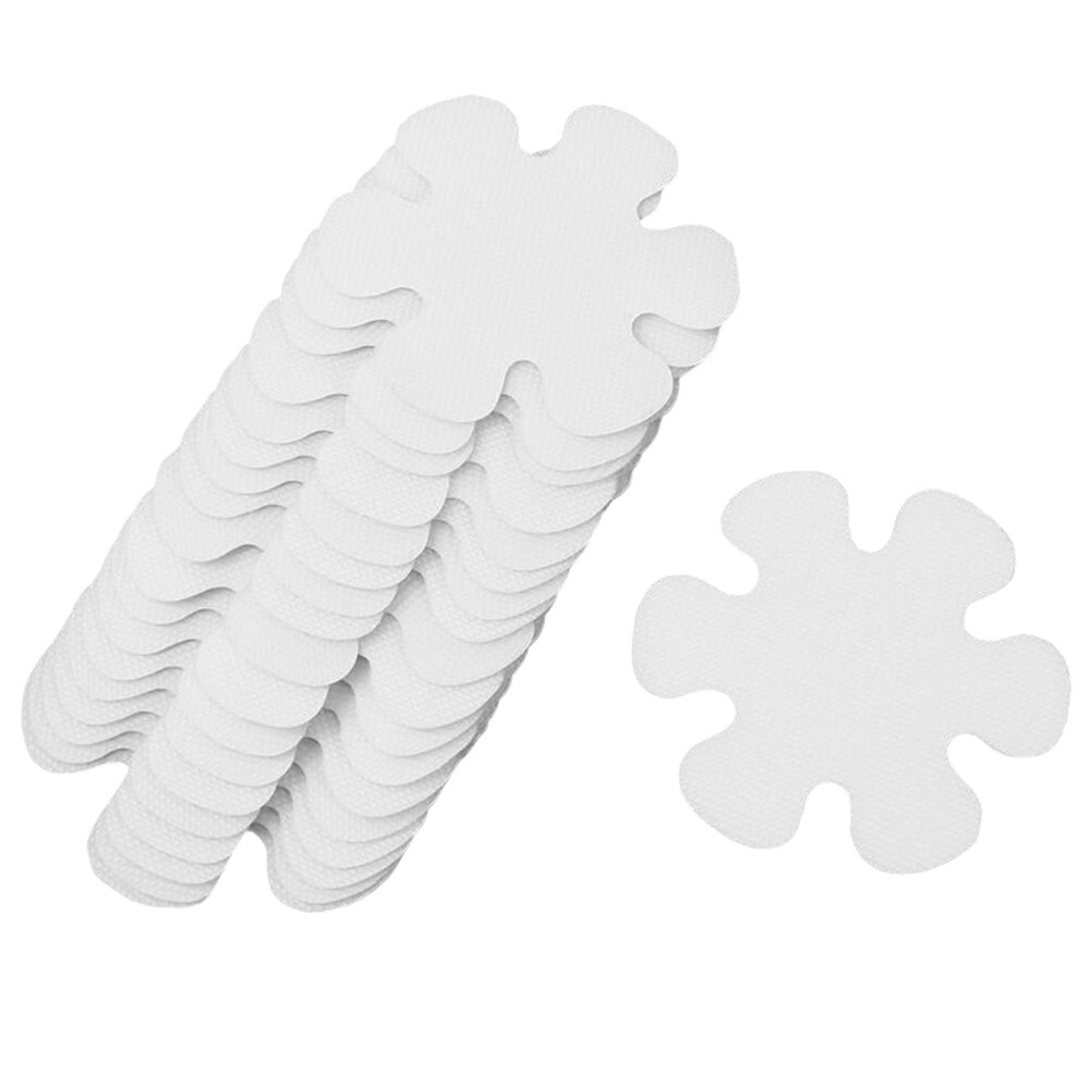 20 pièces douche fleur forme étanche Transparent bain sécurité salle de bain baignoire autocollant Durable décoratif toilette antidérapant PEVA