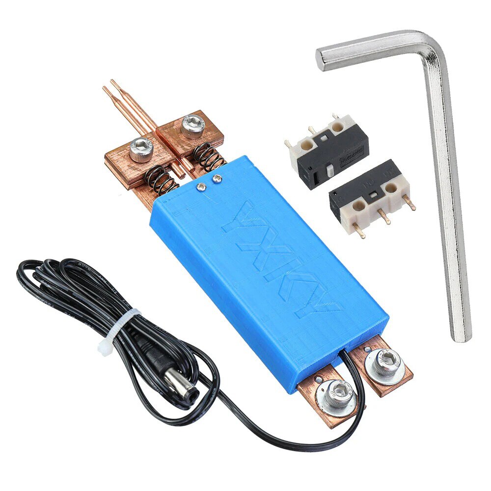 Saldatrice a grilletto automatica a penna integrata per saldatura a punti integrata fai-da-te per accessori per saldatrici a punti a batteria 18650: blu