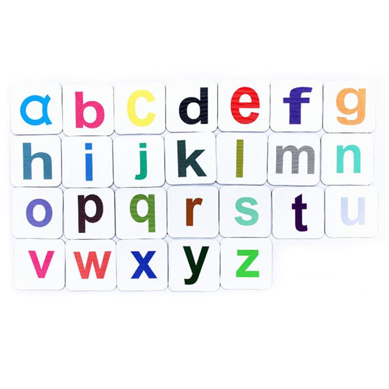 26PCS Alphabet Magnet Uppercase Lowercase Magnetic Letter Educational Magnet: Lowercase