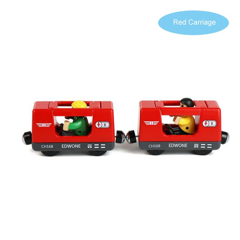 Electric Train Set Toys Model Train Electric Car Fit For Wooden Railway Wood Train Track Christmas For Children: DDC17