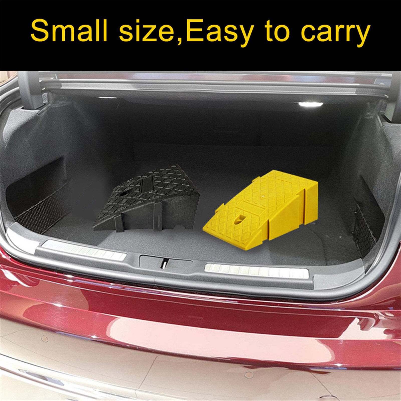 Heavy Duty Threshold Ramp Kit Portable Lightweight Curb Ramps Threshold Ramp Mat Pad Car Trailer Truck Bike Motorcycle