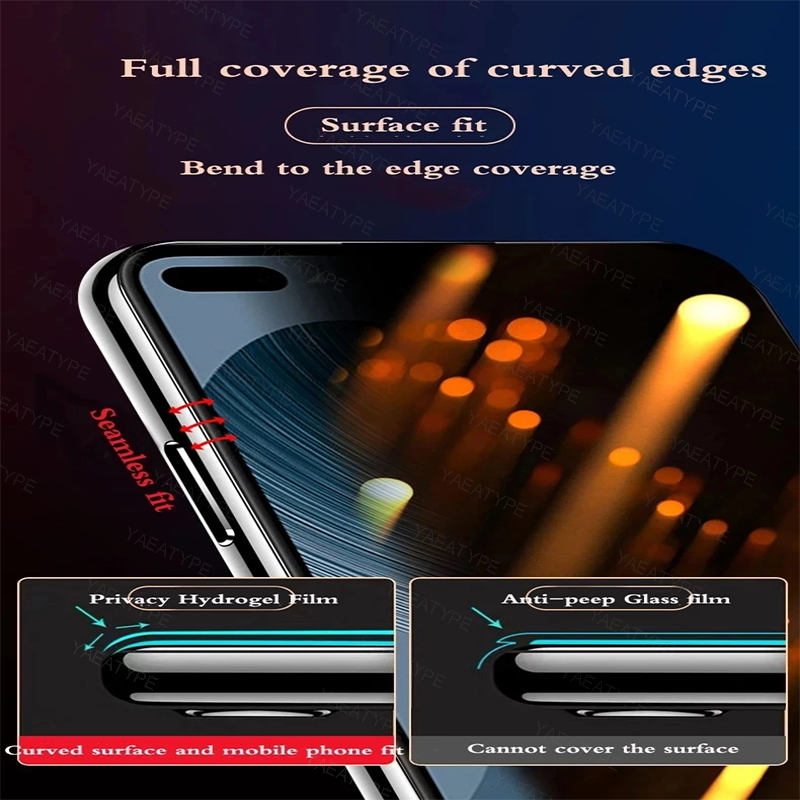 Privacy Hydrogel Film For OnePlus 12R 12 ACE 3V 3 Anit-Spy Screen Protector For Nord 4 N30 CE4 Lite SE 5G