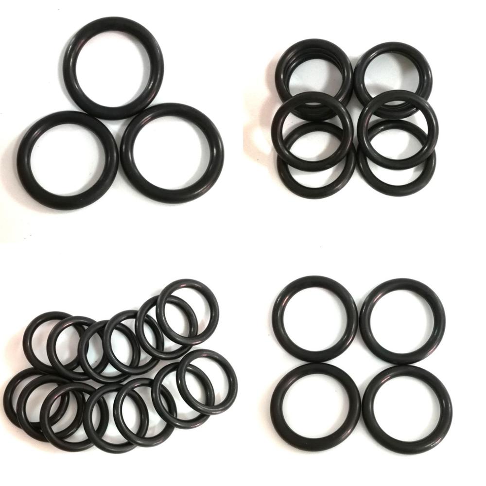 Gummi o-ringe  cs1.65mm fluoro skivetetninger plast pakning silikon ringe film olje og vann tetning pakning nbr materiale svart o-ringe