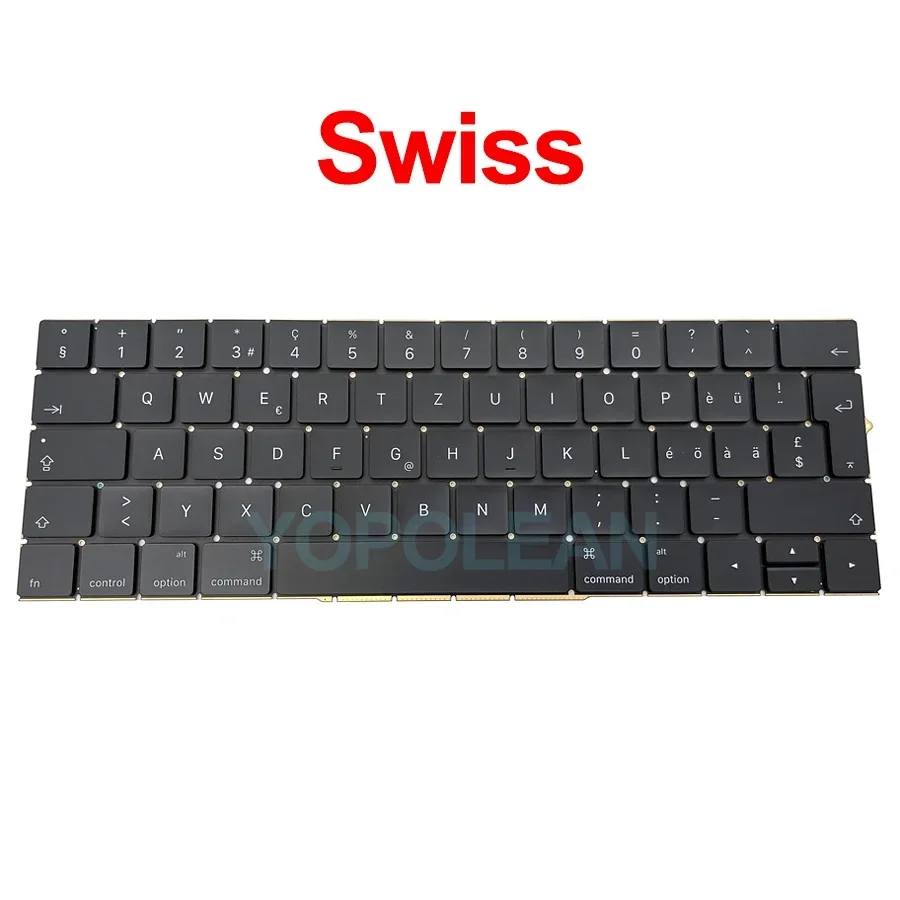 Neue US UK Spanisch Französisch Koreanische Tastatur Für Macbook Pro Retina 13 "15" A1706 A1707 Tastatur Ersatz: RED