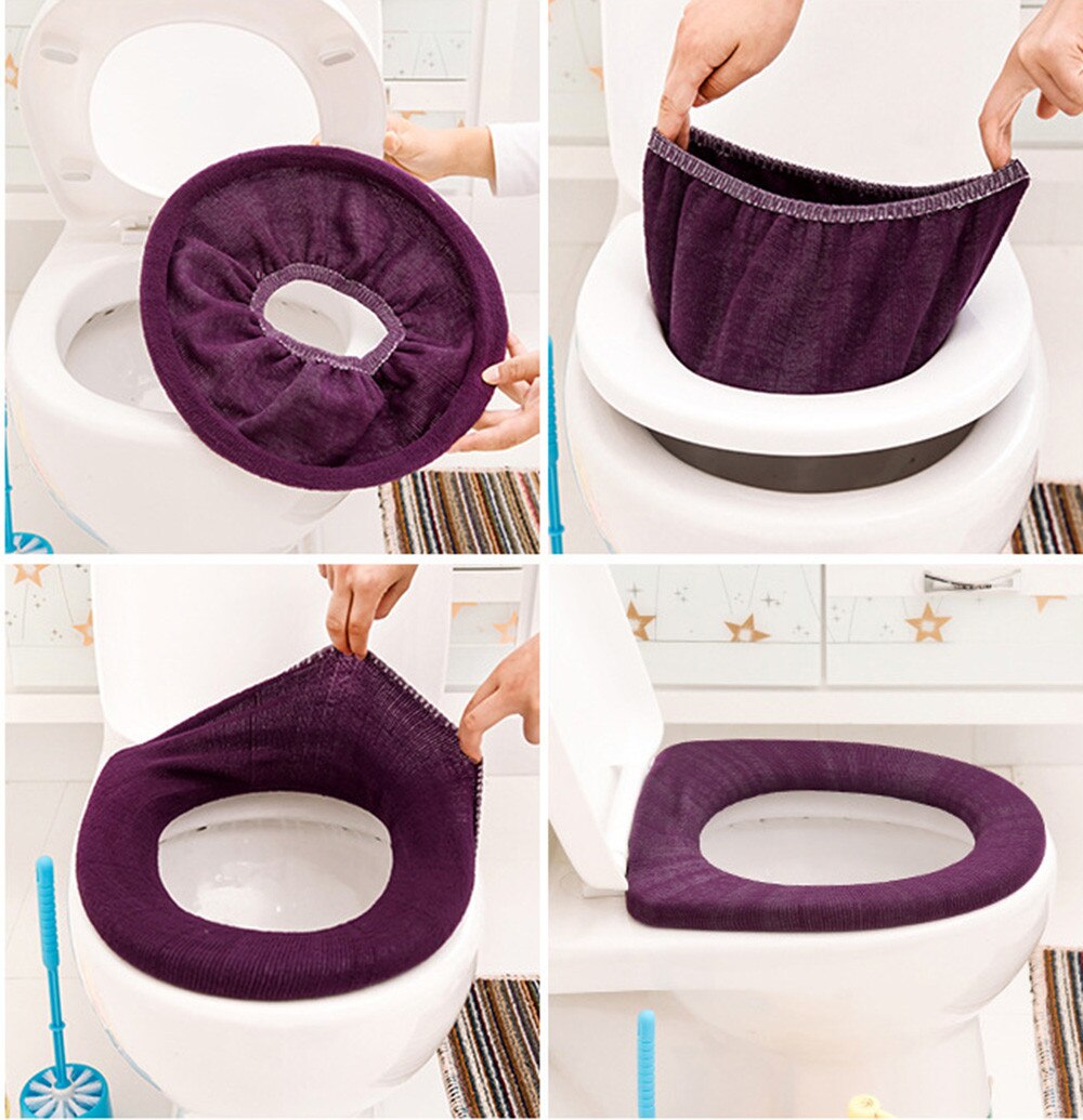 Wasbaar Mat Badkamer Toilet Seat Closestool Wc Deksel Pad Home Decor Warme Zachte Pad Badkamer Accessoires