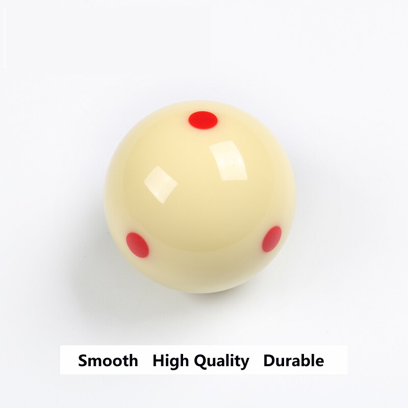 Superior Resin Pro Cup Billiard Pool Cue Ball With Red Dots