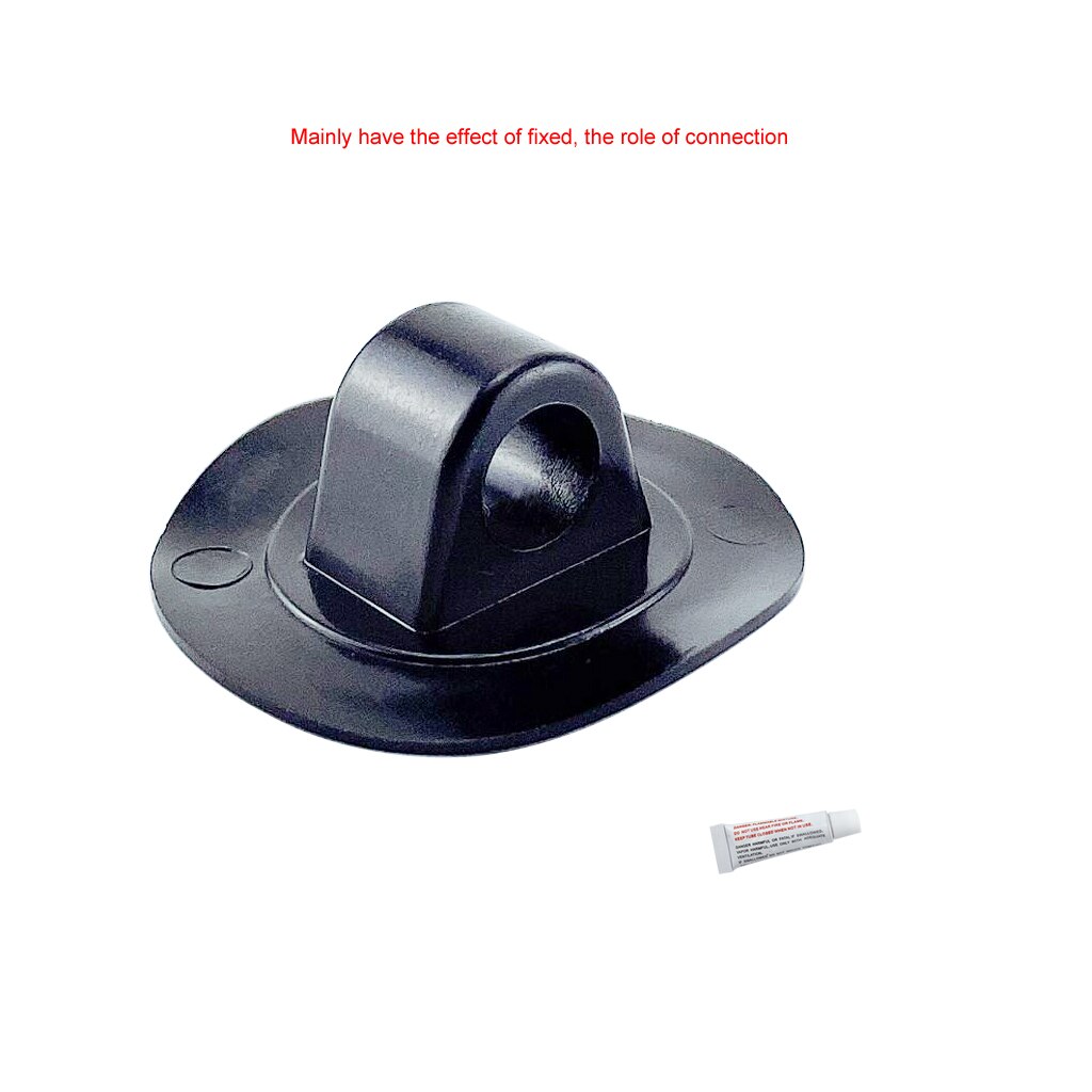 PVC Seil Halterung mit Kleber Clip Haken Seil Schnalle Rudern Boote ziehen Sicher Haken Schlauchboot Kajak Beiboot Zubehör