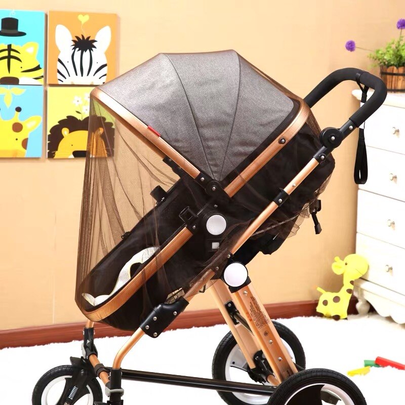 1Pc Baby Kinderwagen Moskito Outdoor Baby infant Kinder Kinderwagen Kinderwagen Moskito insekt Net: Brown