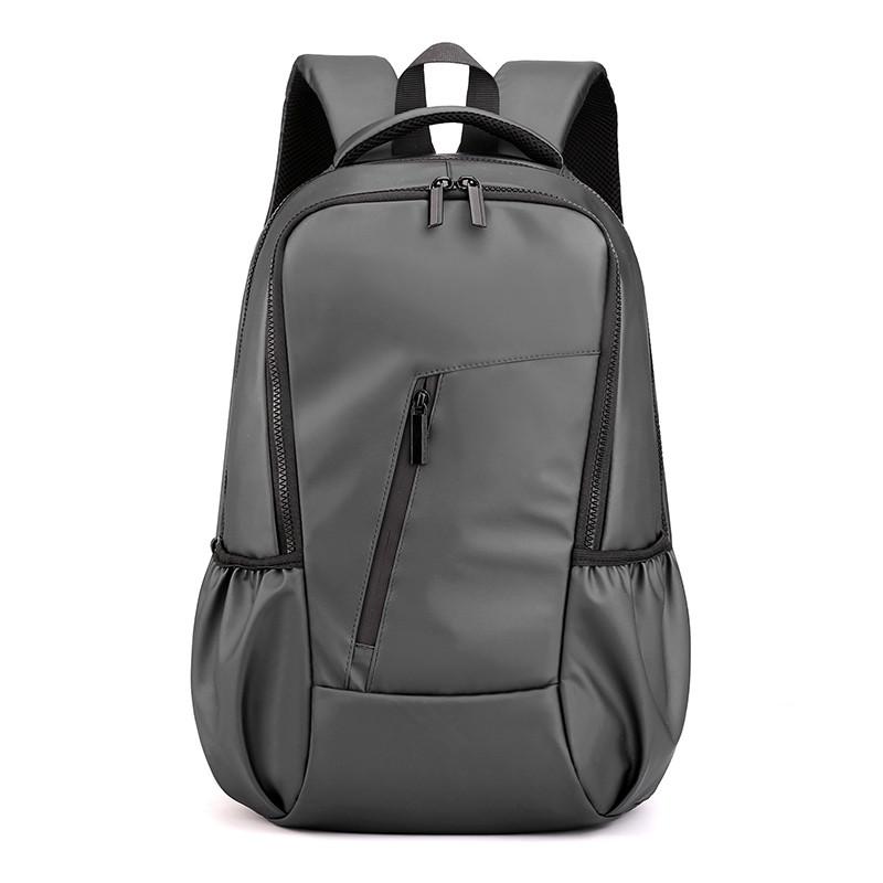 Waterdichte nylon herenrugzak 15.6 inch laptoprugzakken heren schooltassen lichtgewicht rugzak mochila: Grijs