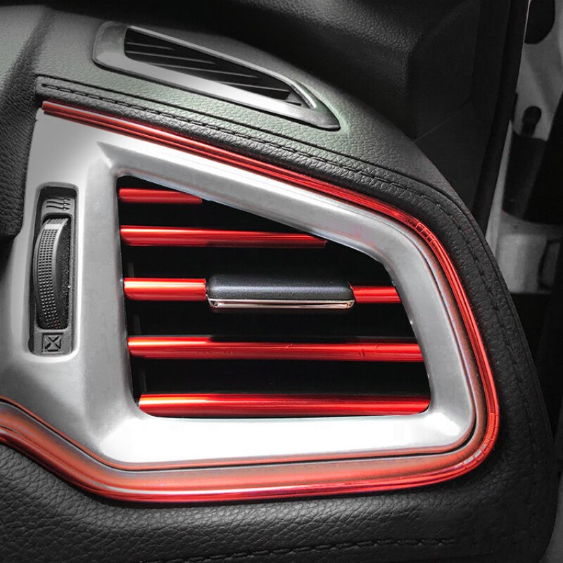 10 teile/satz Auto Styling Innen Außen Dekoration Streifen Formteil trimmen-Armaturenbrett Tür Rand Universal- Für Autos Auto Zubehör: 3