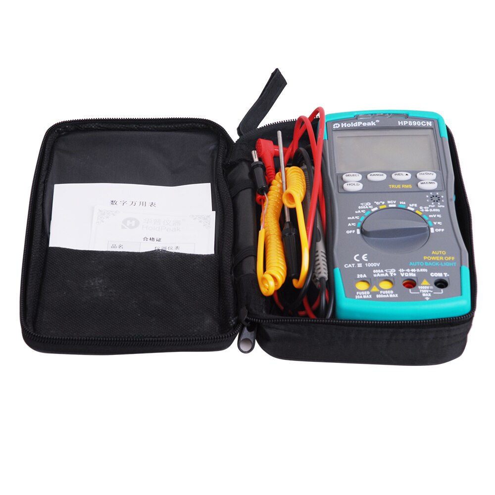 HP890CN HP-890CN AC DC LCD Anzeige Professionelle Elektrische Handheld-Tester Messgerät Digital Multimeter Multimetro Amperemeter Multitester