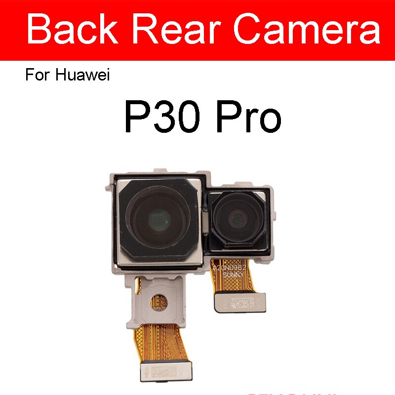 100% véritable face avant et arrière caméra principale pour Huawei P30 Pro petit dos grand TOF caméra Module pièces de rechange: Back Camera