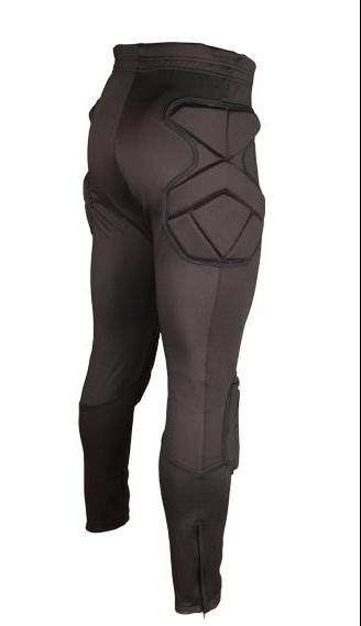 Pantalones de entrenamiento de fútbol para hombre, profesionales, portero de fútbol americano, esponja protectora, portería de Rugby,: XL