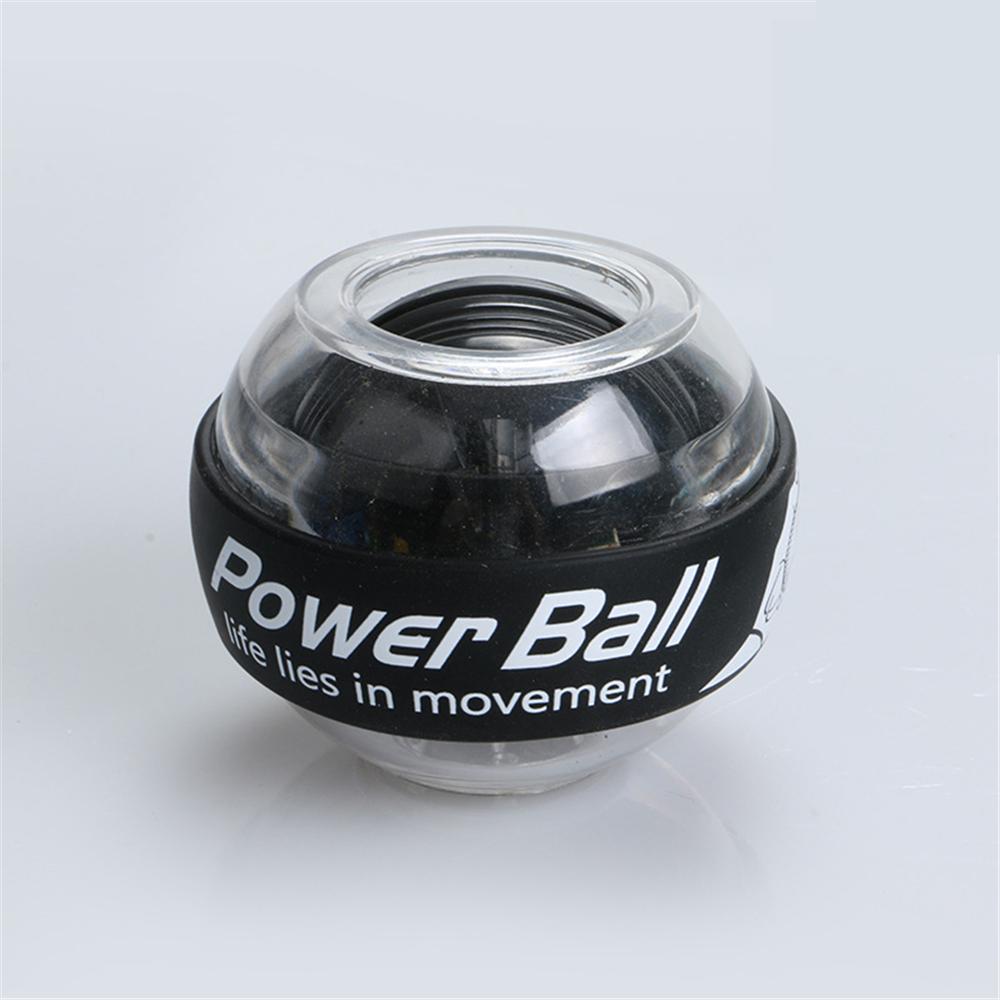 Glowing Wrist Ball Gyroscope Powerball Hand Gripper Centrifugal for Arm Wrist Training Muscle Relax and Relieve Stress Fitness: Black